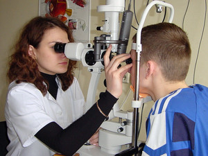 Измерение оптической установки глаз